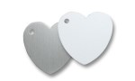 Heart Shaped Aluminum Tags