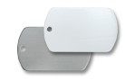 Rectangle Shaped Aluminum Tag w/ curved ends