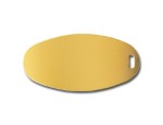 Oval Shaped Brass Tag w/ slot