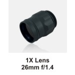 1X 26mm lens