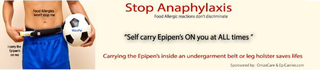 epipen case  epipen waist pack stop food allergy anaphylaxis