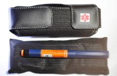 diabetes supplies case with frio cooling wallet