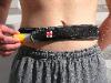 kid carrying epipen inside waistpal by omaxcare