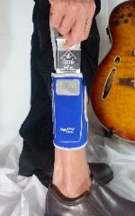 cel phone leg pouch designed to hold two epi legbuddy is sold at amazon and omaxcare