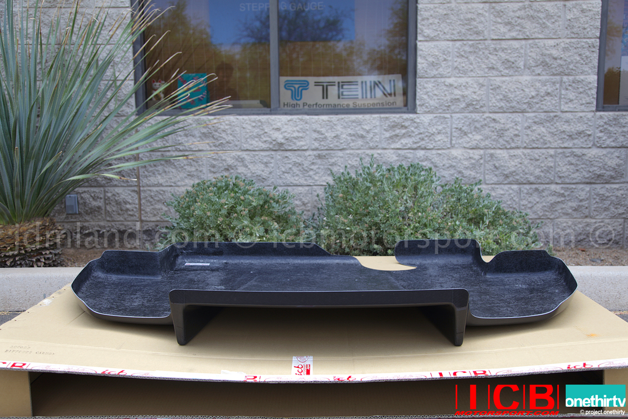 JDM First Molding FRP Carbon Fiber Rear Diffuser Kit Honda Acura DC5