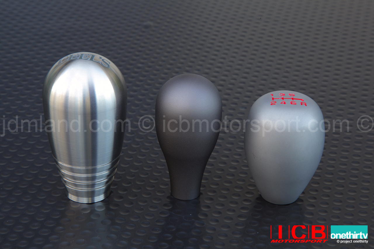 GruppeM Aluminum Shift Knob Anodized Matte Charcoal M10x1.5mm