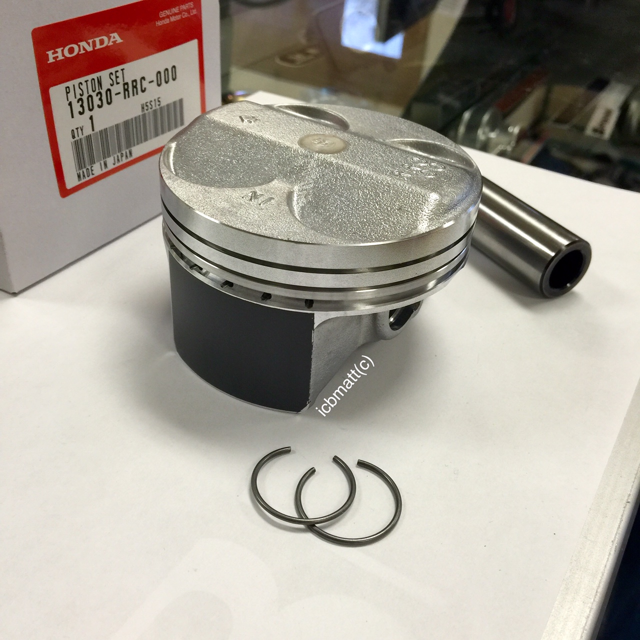 JDM Civic FD2 Type R RRC K20A Piston Kit (.25mm Oversize)