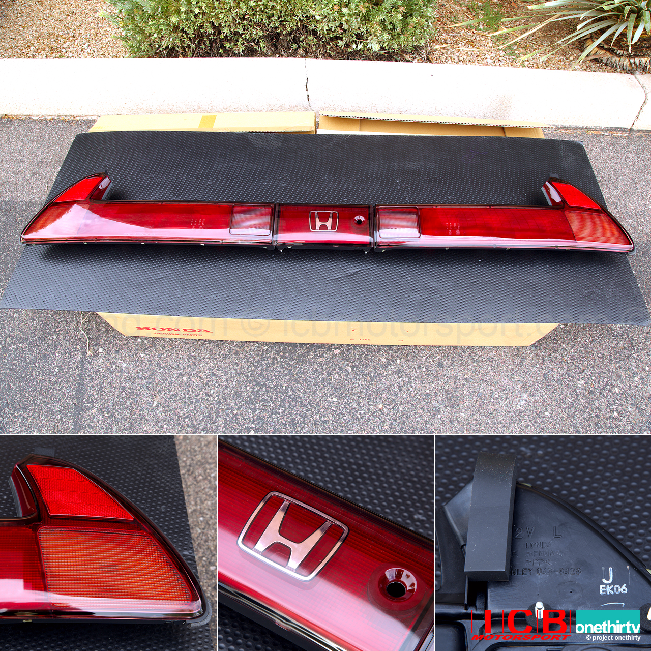 JDM Honda NSX NA1 Type S / Type R TailLight 3 Piece Set honda nsx wiring harness 