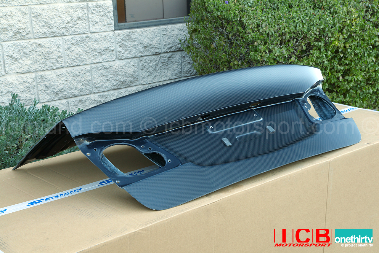 Feels Honda TwinCam JDM Civic FD2 Type R Trunk Lid Carbon