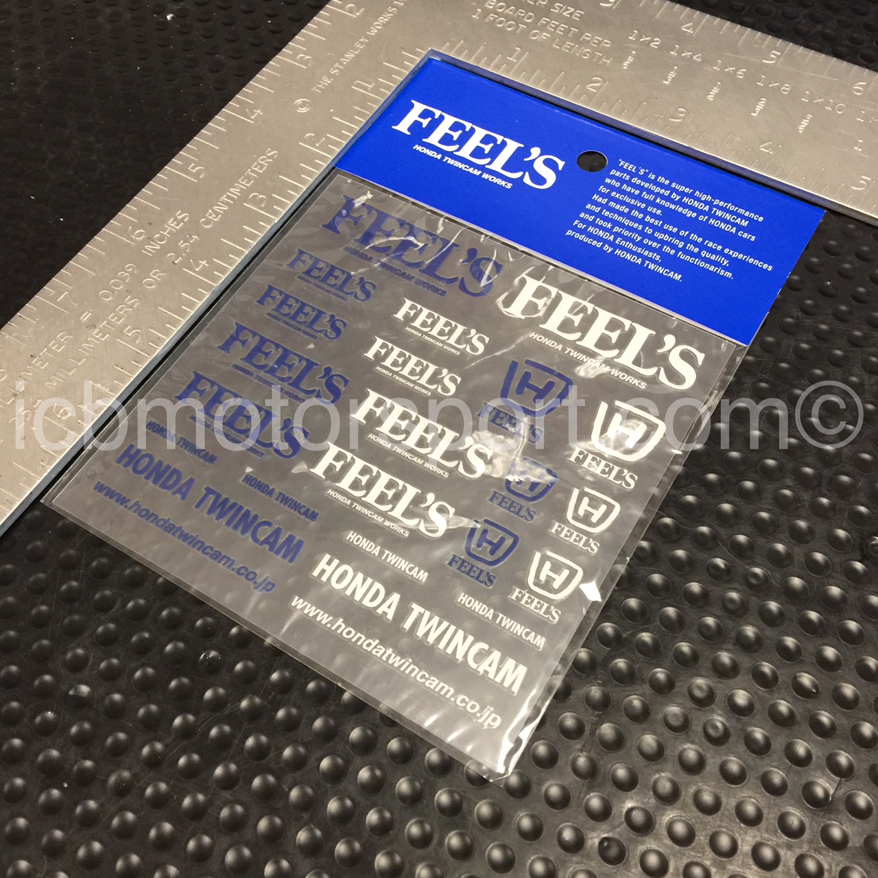 Feel's Honda TwinCam Blue/White Sticker Sheet