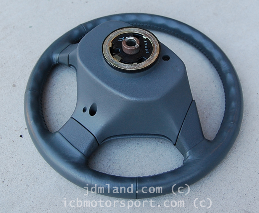 Used JDM Civic EG6 95 SiR II 3 Spoke Leather Steering wheel (Non SRS