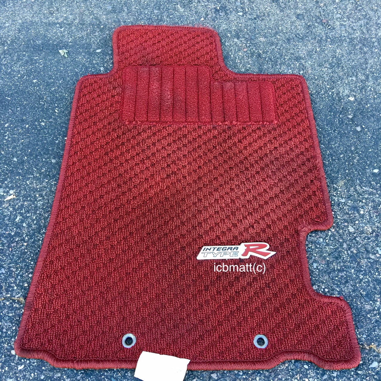 USED JDM DC5 ITR Type R Floor Mats Red Sold!
