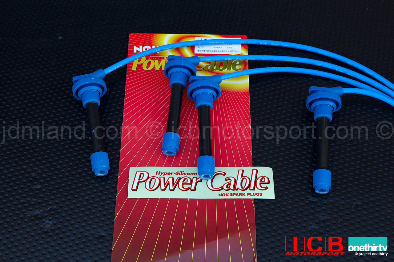 JDM NGK Hyper Silicone Spark Plug wires Honda DOHC VTEC CRX EF8 Civic