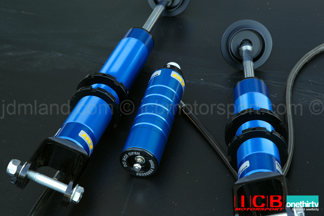 JRZ RS Pro Double Adjustable Twin Tube Damper w/ Remote Canister Acura