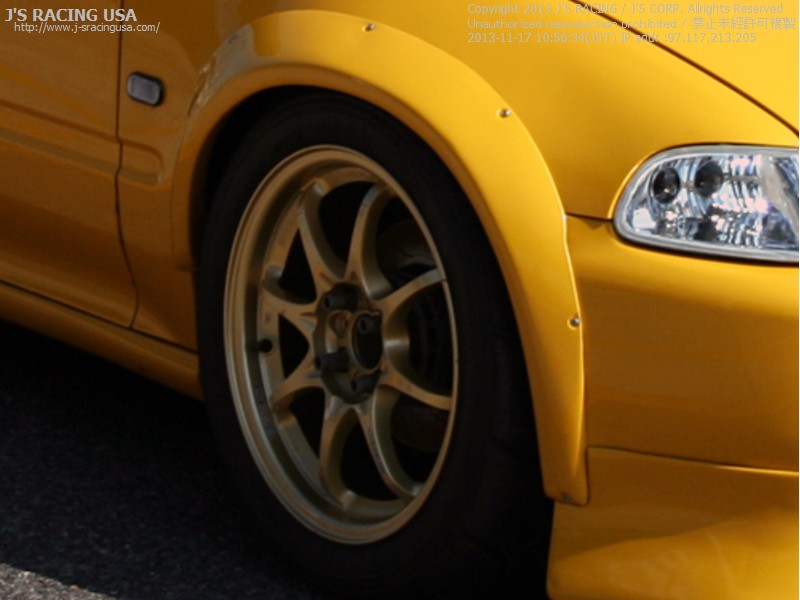 J'S RACING Universal Fender Flare