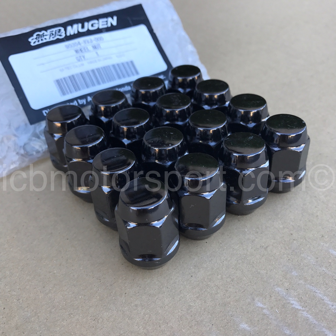 Mugen Wheel Lug Nuts Gunmetal 12x1.50mm 4 Lug (16)