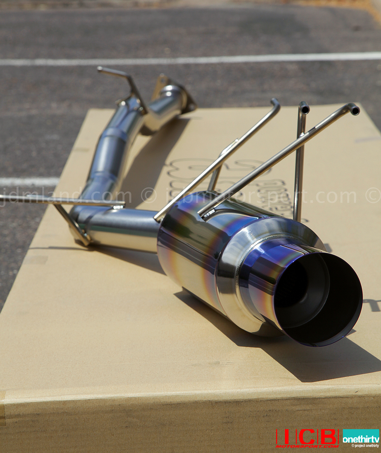 Amuse R1 Titan Non Resonated Single Titanium Exhaust Honda S2000 AP1 AP2