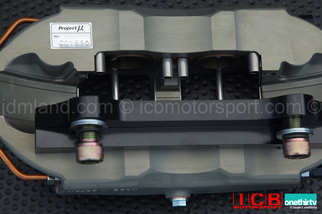 Project Mu Caliper 4 Pot Slim Brake Kit 332mm Rotor Acura