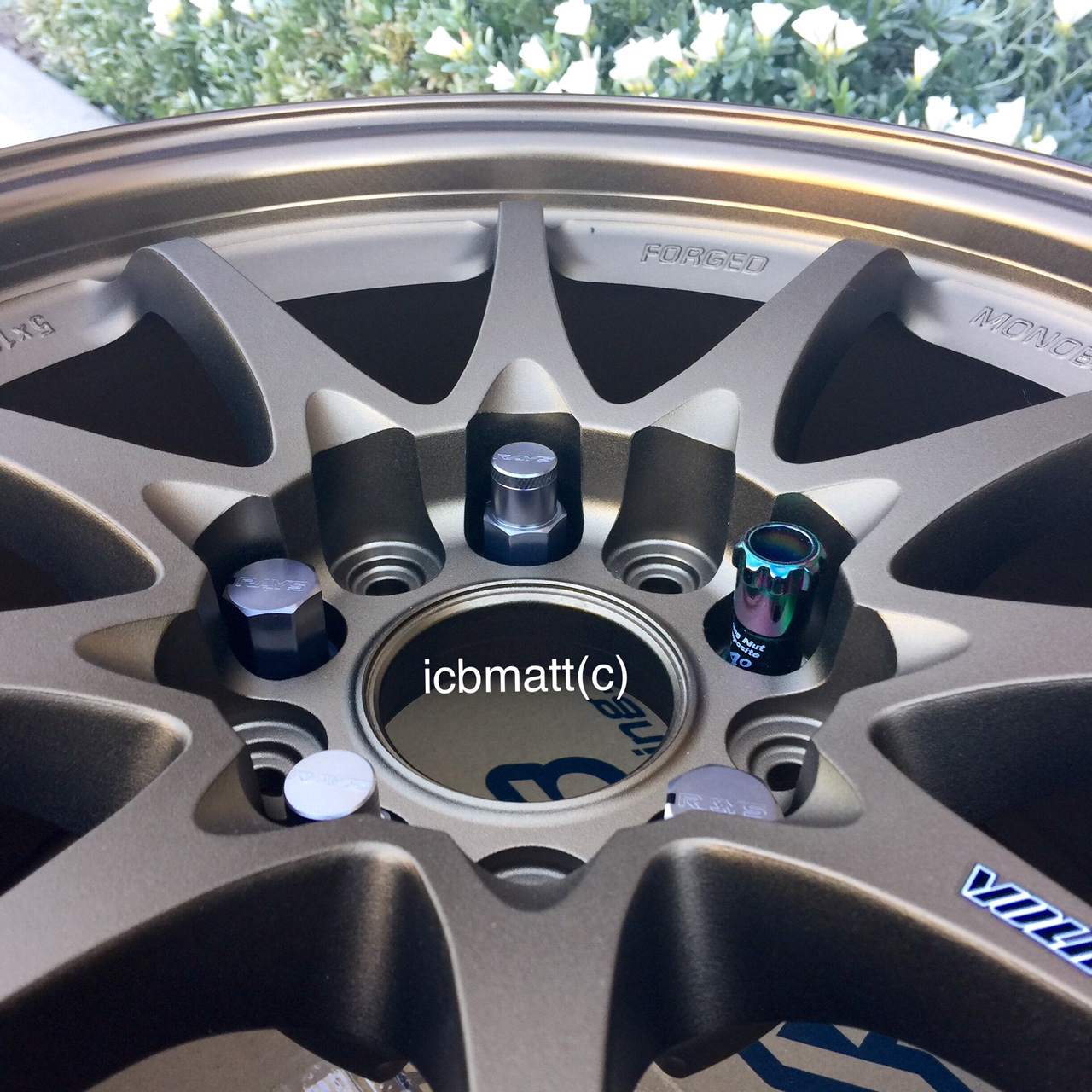 Rays Engineering Lug Nuts 42mm Medium Anodized Gunmetal W4211214G 12X1