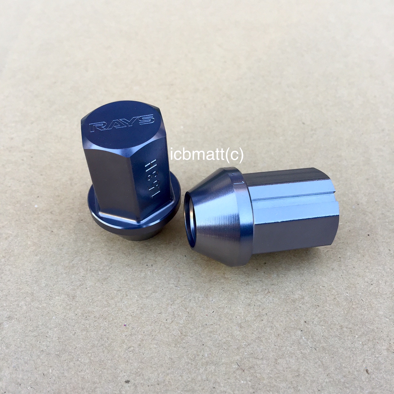 Rays Engineering Gunmetal Lug Nut Set 35mm 12x1.50mm Set with Locks