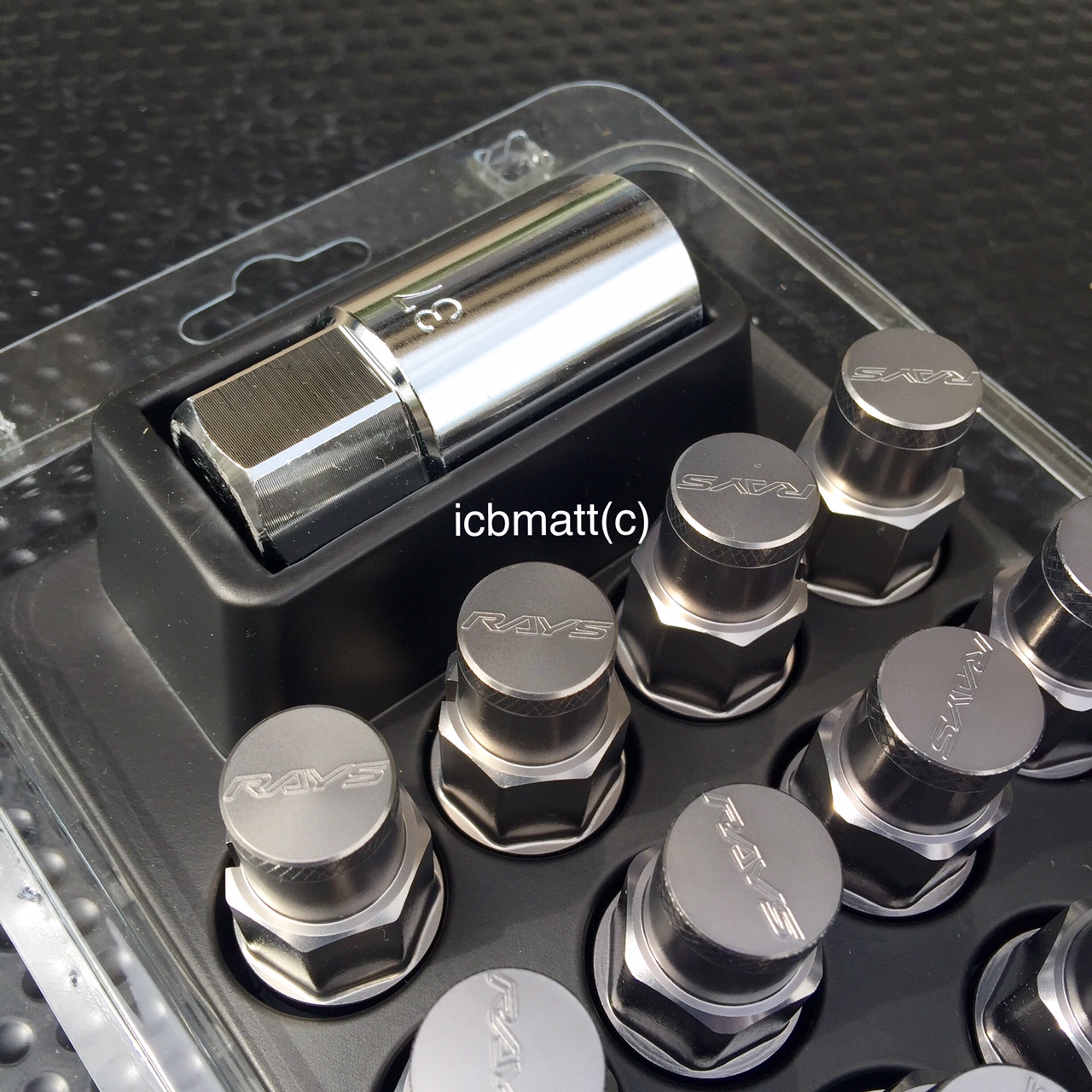 Rays Engineering Lug Nuts 42mm Medium Anodized Gunmetal W4211214G 12X1