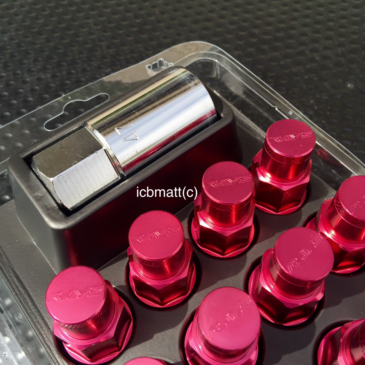 Rays Engineering Lug Nuts 42mm Medium Anodized Red W4211214R 12X1.50mm