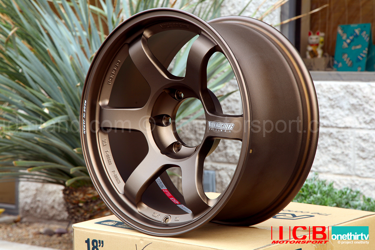 Rays Volk Racing TE37 Wheels 18X9 6X139.7 0 Offset Bronze Large P.C.D