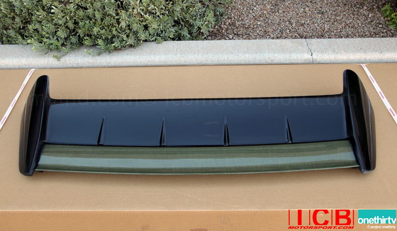 SEEKER JDM Civic EK3 4 9 Type R Hatchback V2 2 Piece Lightweight Wing W seeker-jdm-civic-ek3-4-9-type-r-hatchback-v2-2-piece-lightweight-wing-w