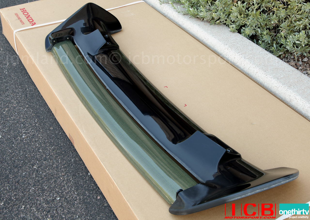 SEEKER JDM Civic EK3 4 9 Type R Hatchback V2 2 Piece Lightweight Wing W seeker-jdm-civic-ek3-4-9-type-r-hatchback-v2-2-piece-lightweight-wing-w