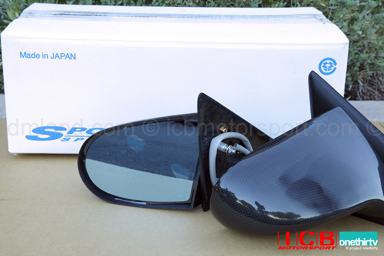 Spoon Sports Gen III Carbon Fiber Mirrors with Power Adjust Civic EG6