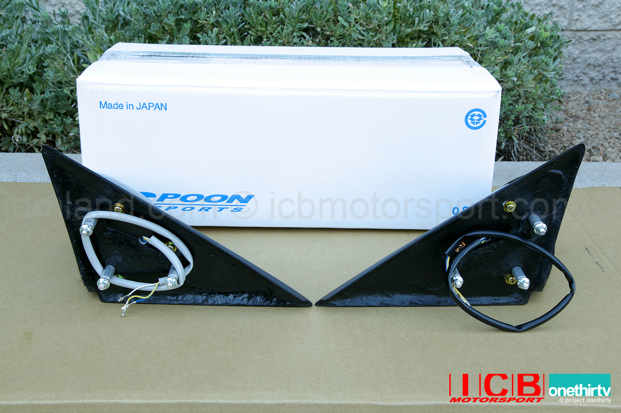 Spoon Sports Gen III Carbon Fiber Mirrors with Power Adjust Civic EG6