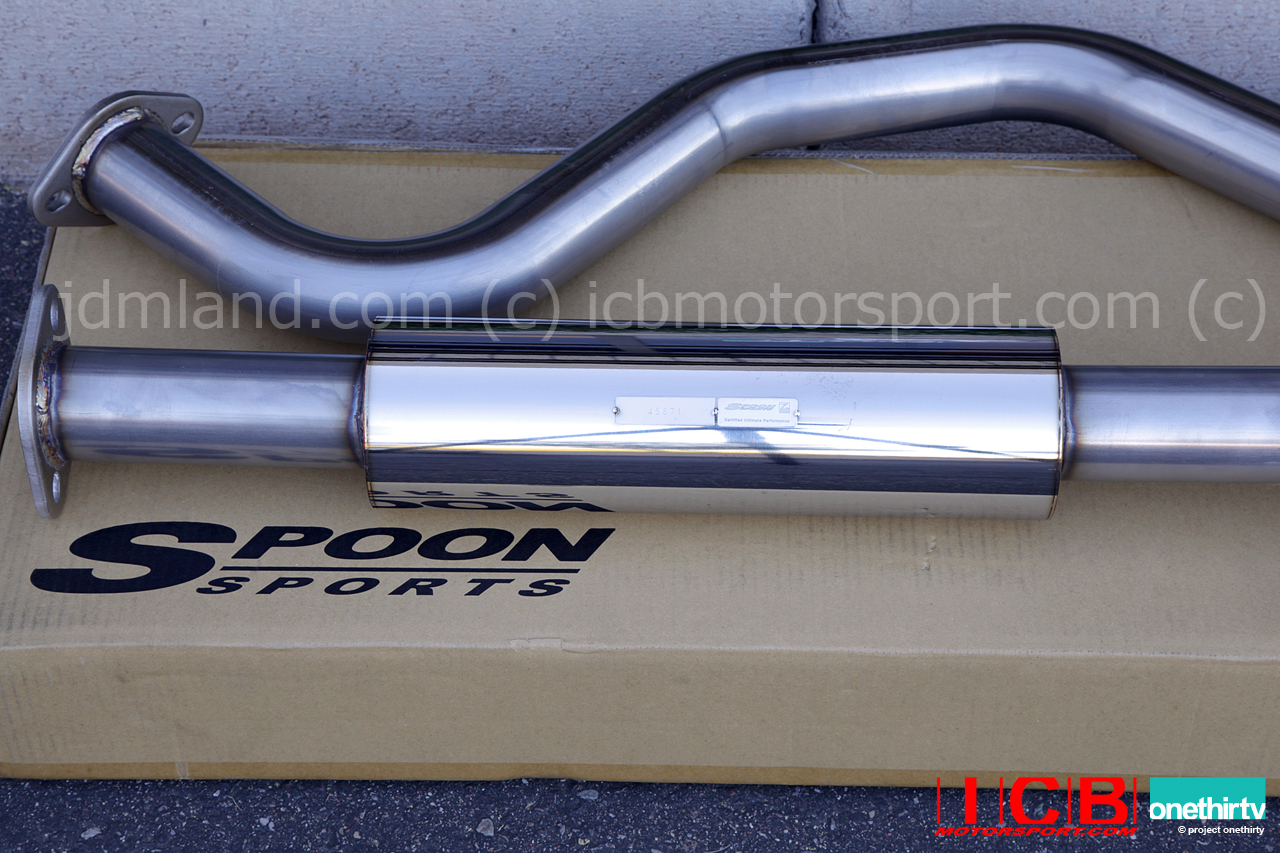 Spoon Sports Version 2 JDM EK9 Civic Type R 9600 2 Piece Exhaust BPipe 18220EK9001