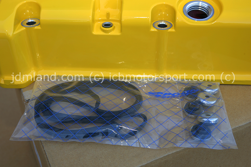 Spoon Sports K20A DC5/EP3 DOHC iVTEC Yellow Valve Cover