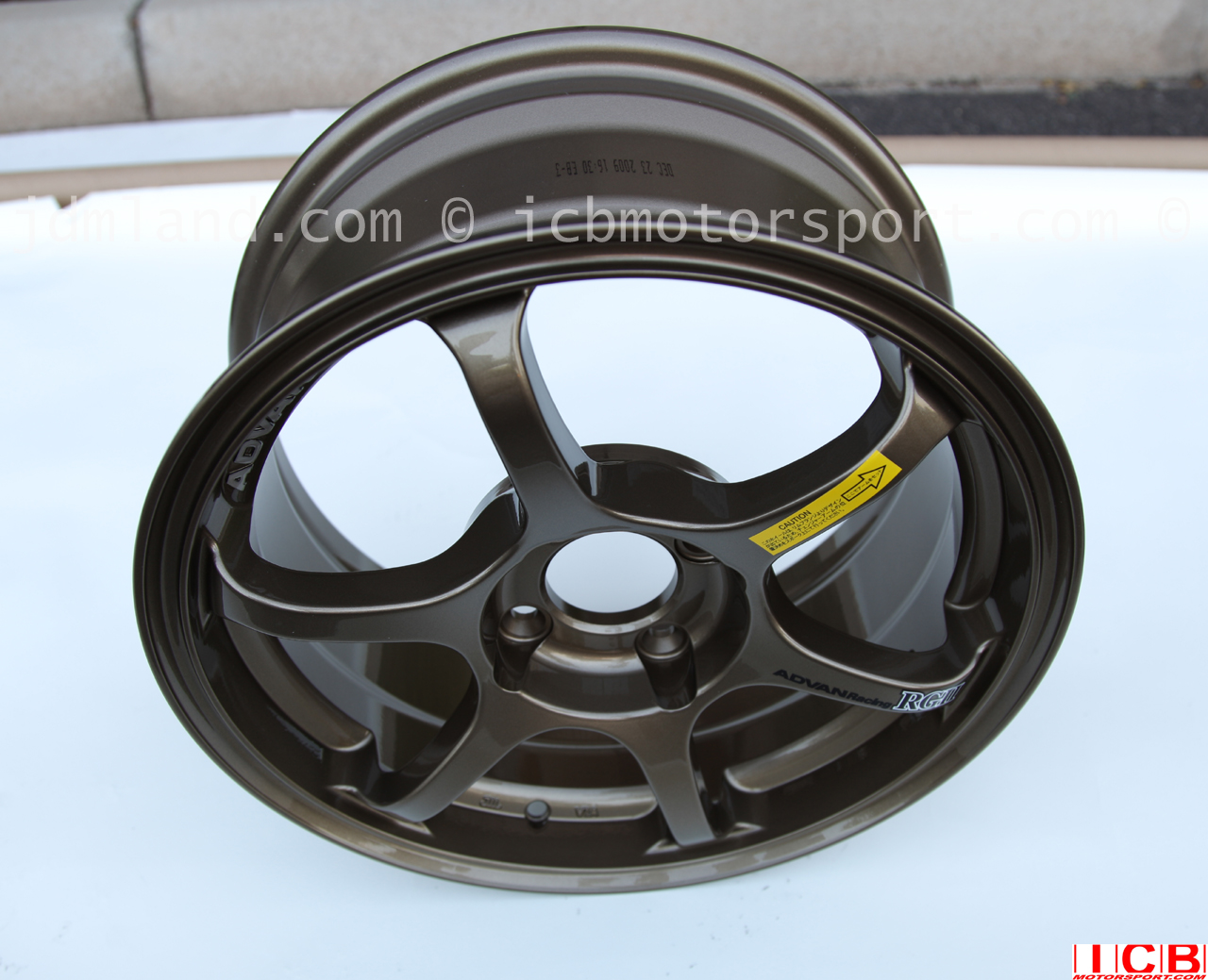 Advan RGII Wheels 15X7 4X100 +41 Offset Bronze Sold