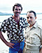 Tom Selleck wearing a Star Orchid Print Shirt from Paradise Found