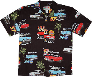 Classic Chevrolet Men's vintage aloha shirt