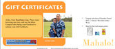 Not sure about the right gift or fit for that someone special?  Get them a MauiShirts Gift certificate instead!