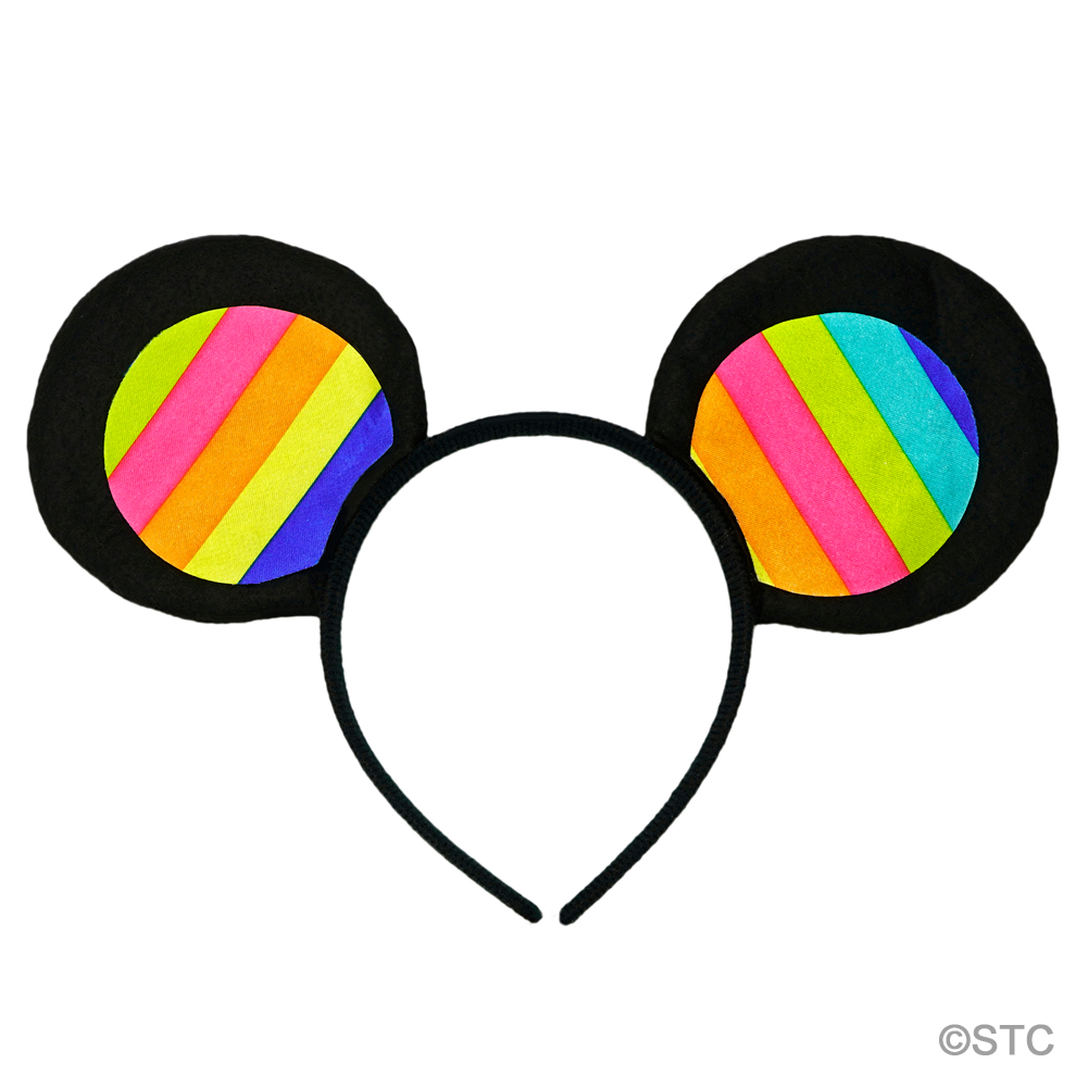Mouse-A-Like Ears & Tail Costume Set (Rainbow)