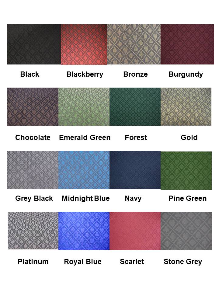 3 Yard POKER TABLE SUITED SPEED WATERPROOF CLOTH Blackberry Color 108 x 60 INCH 
