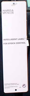 Front of Intelligent Label November 2004 trial