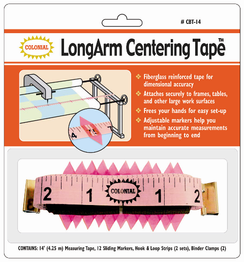 long arm centering tape